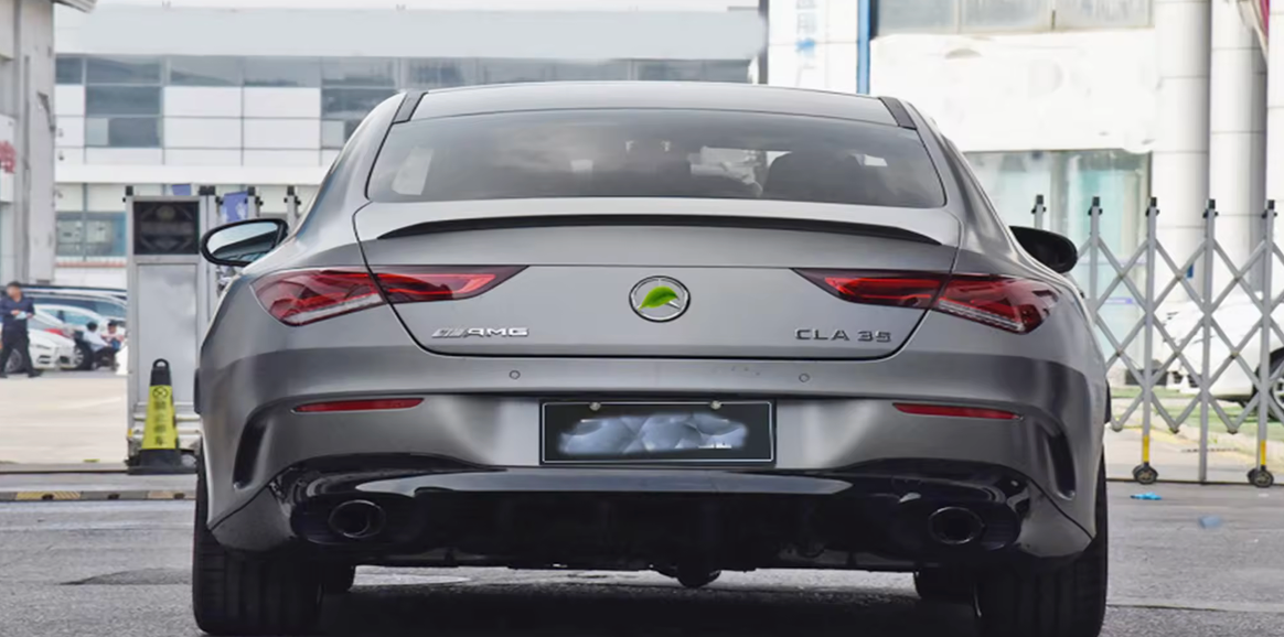 Mercedes CLA Class C118 (2018+) Sport Style Spoiler Glans Zwart