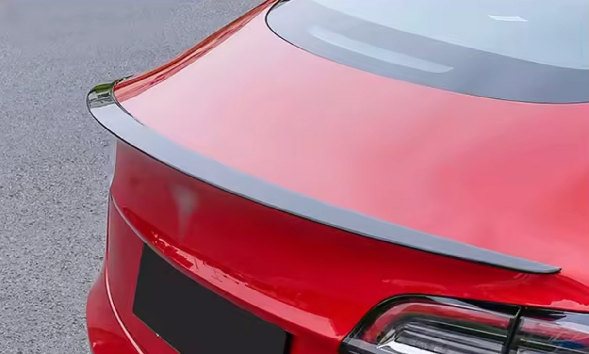 Tesla Model 3 (2017-2023) Sport Spoiler Glans Zwart