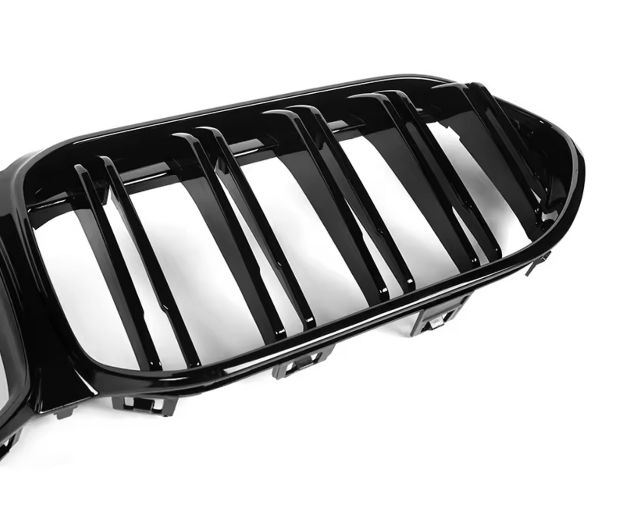 BMW 2 Serie F44 Gran Coupe (2020+) M-Style Grill Dubbel Spijl Glans Zwart