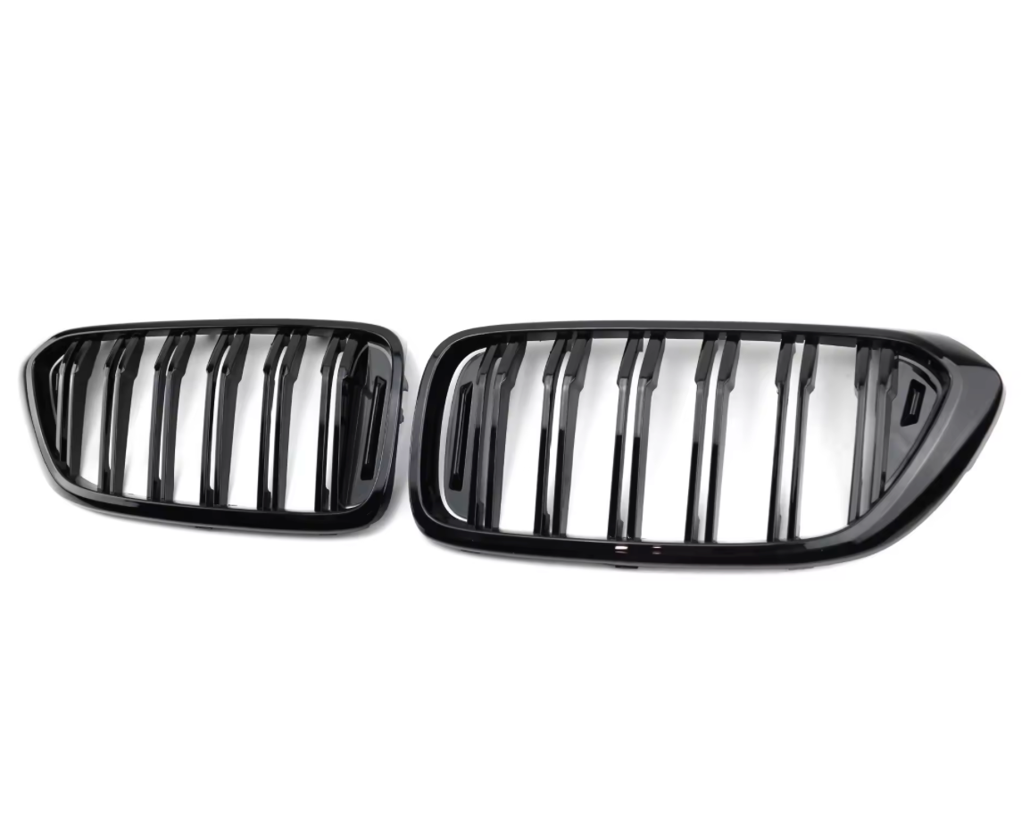 BMW 6 Serie G32 (2016-2020) M-Style Grill Dubbel Spijl Glans Zwart