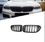 BMW 6 Serie G32 (2016-2020) M-Style Grill Dubbel Spijl Glans Zwart