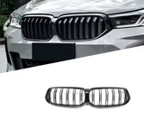 BMW 6 Serie G32 LCI Facelift (2020-2024) M-Style Grill Dubbel Spijl Glans Zwart