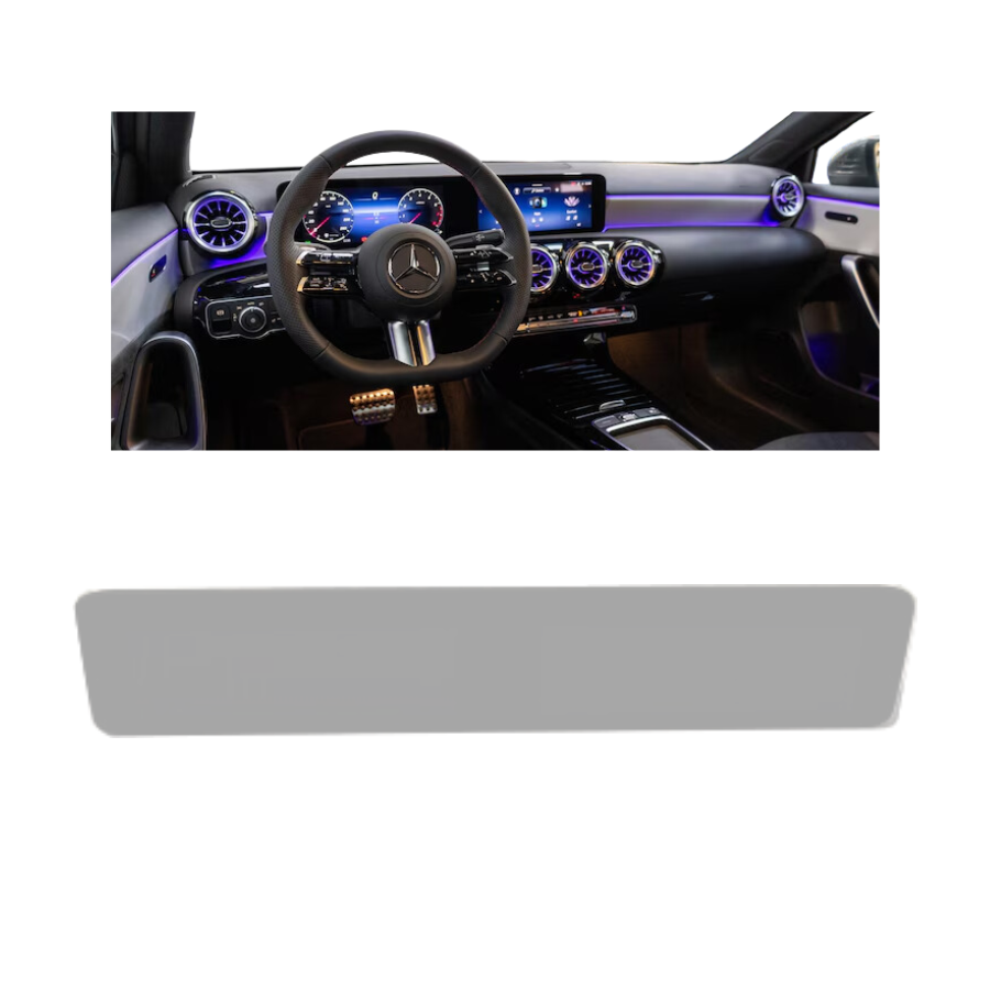 Scherm beschermfolie transparant voor Mercedes A Klasse 2018+ Navigation Display