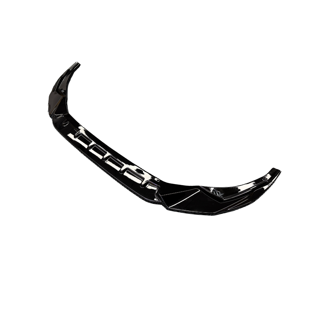 Front Lip compatibel met Audi A3 8Y (2020+) Glans Zwart, uitvoering A - afbeelding 3