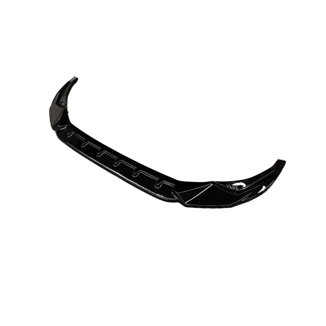 Front Lip compatibel met Audi A3 8Y (2020+) Glans Zwart, uitvoering A - afbeelding 4