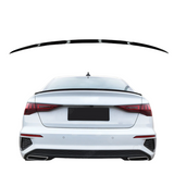 Spoiler compatibel met Audi A3&S3 8Y Sedan (2020-2024) Glans Zwart, uitvoering B - afbeelding 1