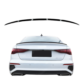 Spoiler compatibel met Audi A3&S3 8Y Sedan (2020-2024) Glans Zwart, uitvoering B - afbeelding 1