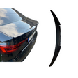 Spoiler compatibel met AUDI A4 B9 Sedan (2016-2020) Glans Zwart – afbeelding 1