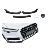 Front Lip compatibel met Audi A6 C7.5 (2014-2018) Carbon – afbeelding 1