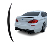Spoiler compatibel met BMW 5 Serie F10 (2009-2017) Glans Zwart, uitvoering A - afbeelding 1