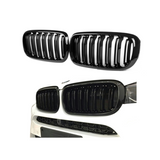 Grill compatibel met BMW X5 Serie F15 & X6 Serie F16 (2013-2018) Glans Zwart – afbeelding 1