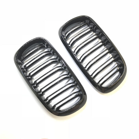 Grill compatibel met BMW X5 Serie F15 & X6 Serie F16 (2013-2018) Glans Zwart – afbeelding 2