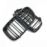 Dubbel Spijl Grill compatibel met BMW 1 Serie F20&F21 (2011-2015) Glans Zwart – afbeelding 3
