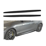 Side Lip compatibel met BMW 1 Serie F20&F22 (2011-2019) Glans Zwart – afbeelding 1