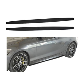 Side Lip compatibel met BMW 1 Serie F20&F22 (2011-2019) Glans Zwart – afbeelding 1