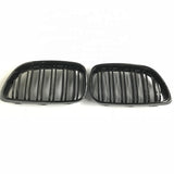 Dubbel Spijl Grill compatibel met BMW 2 Serie F22&F23 (2013-2021) Glans Zwart – afbeelding 2