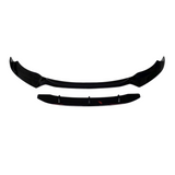 Front Lip compatibel met BMW X3 Serie F25 LCI (2014-2018) Glans Zwart – afbeelding 2