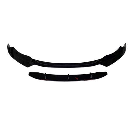 Front Lip compatibel met BMW X3 Serie F25 LCI (2014-2018) Glans Zwart – afbeelding 2
