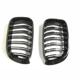Grill compatibel met BMW X3 Serie F25 LCI & X4 Serie F26 (2014-2018) Glans Zwart – afbeelding 2