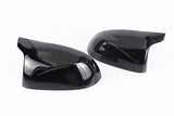 Mirror Caps compatibel met BMW X3, X4, X5 en X6 Series Glans Zwart Spiegelkappen - afbeelding 1