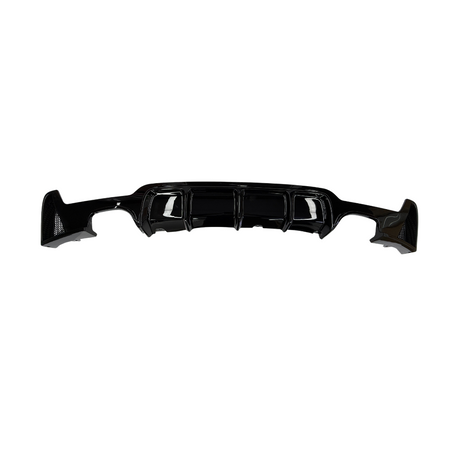 Diffuser compatibel met BMW 4 Serie F32&F33&F36 (2012-2020) Glans Zwart Dubbel - afbeelding 2