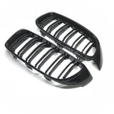 Dubbel Spijl Grill compatibel met BMW 4 Serie F32&F33&F36 (2012-2020) Glans Zwart – afbeelding 2