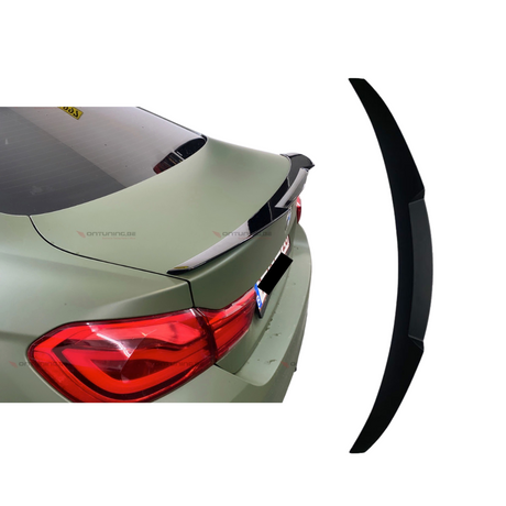 Spoiler compatibel met BMW 4 Serie F32 Coupé (2012-2020) Glans Zwart, uitvoering A - afbeelding 1