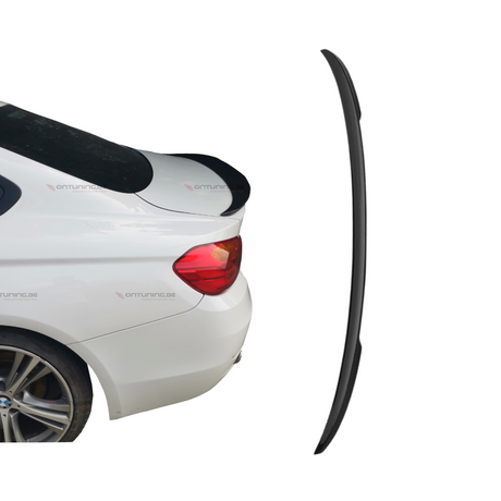 Spoiler compatibel met BMW 4 Serie F32 Coupé (2012-2020) Glans Zwart, uitvoering B - afbeelding 1