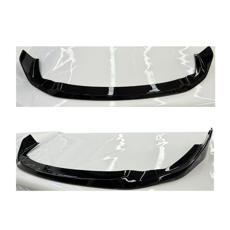 Front Lip compatibel met BMW 1 Serie F40 (2019+) Glans Zwart, uitvoering B - afbeelding 2