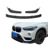 Front Lip compatibel met BMW X1 Serie F48 (2015-2019) Glans Zwart – afbeelding 1