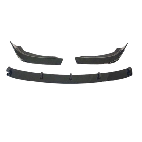 Front Lip compatibel met BMW X1 Serie F48 (2015-2019) Glans Zwart – afbeelding 2