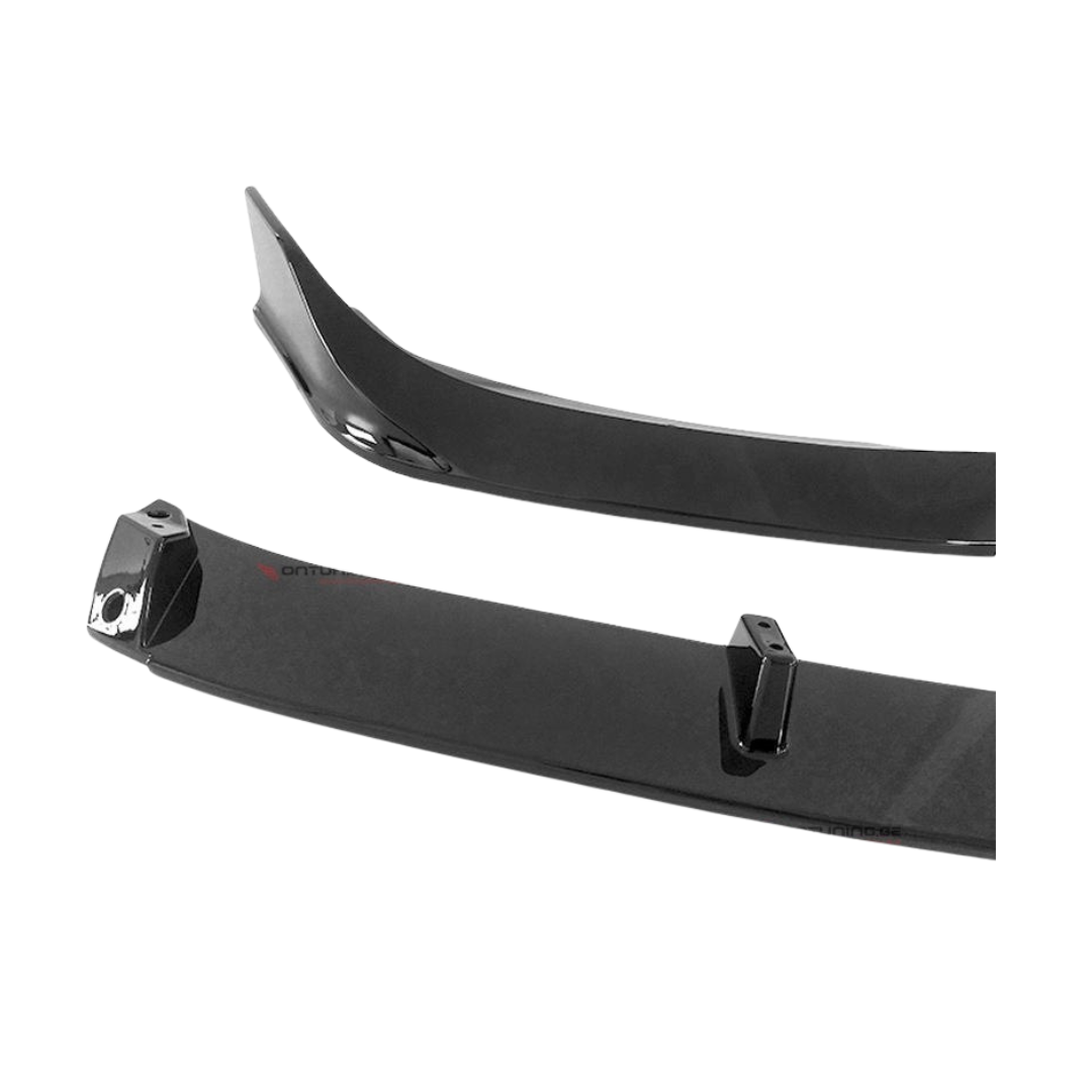 Front Lip compatibel met BMW X1 Serie F48 (2015-2019) Glans Zwart – afbeelding 3