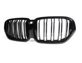 Grill compatibel met BMW X1 Serie F48 LCI (2019+) Glans Zwart – afbeelding 2