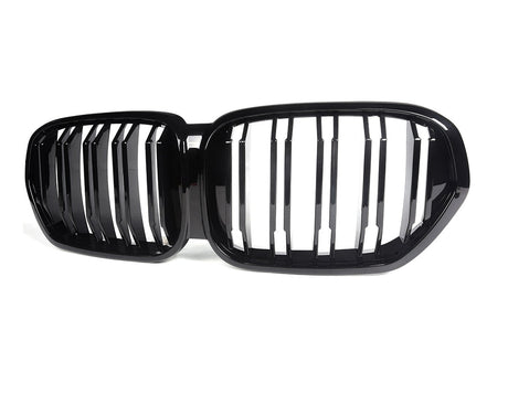 Grill compatibel met BMW X1 Serie F48 LCI (2019+) Glans Zwart – afbeelding 2