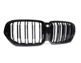 Grill compatibel met BMW X1 Serie F48 LCI (2019+) Glans Zwart – afbeelding 3