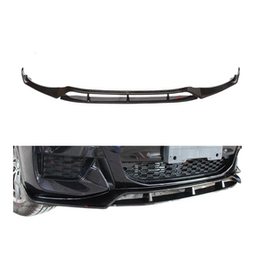 Front Lip compatibel met BMW X4 Serie G02 (2017-2021) Glans Zwart – afbeelding 1