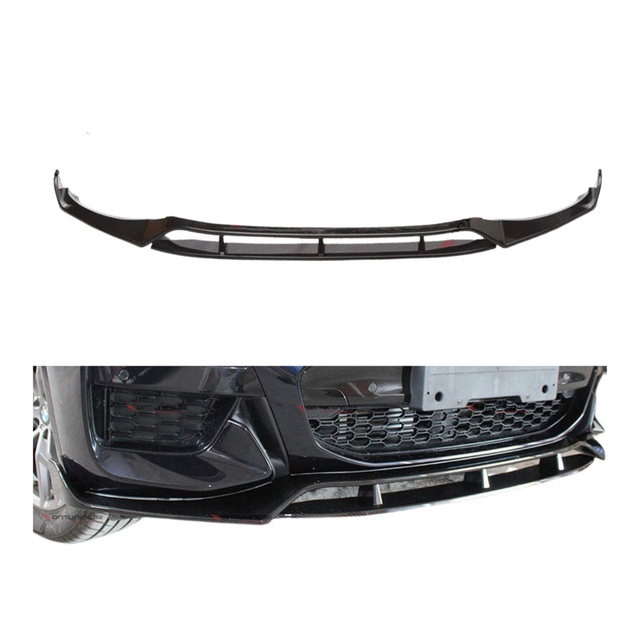 Front Lip compatibel met BMW X4 Serie G02 (2017-2021) Glans Zwart – afbeelding 1