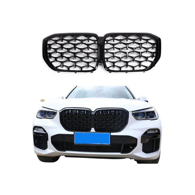 Grill compatibel met BMW X5 Serie G05 (2018+) Glans Zwart – afbeelding 1