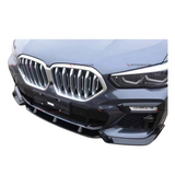 Front Lip compatibel met BMW X6 Serie G06 (2018-2023) Glans Zwart – afbeelding 3
