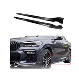 Side Lip compatibel met BMW X6 Serie G06 (2018+) Glans Zwart – afbeelding 1