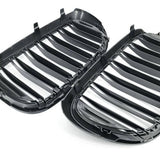 Grill compatibel met BMW 7 Serie G11&G12 (2015-2020) Glans Zwart, uitvoering A - afbeelding 3