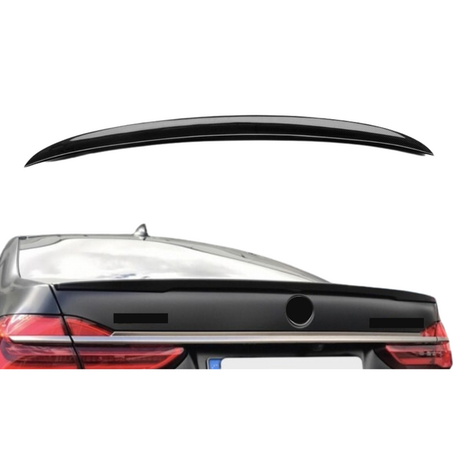 Spoiler compatibel met BMW 7 Serie G11 & G12 (2015-2020) Glans Zwart – afbeelding 1