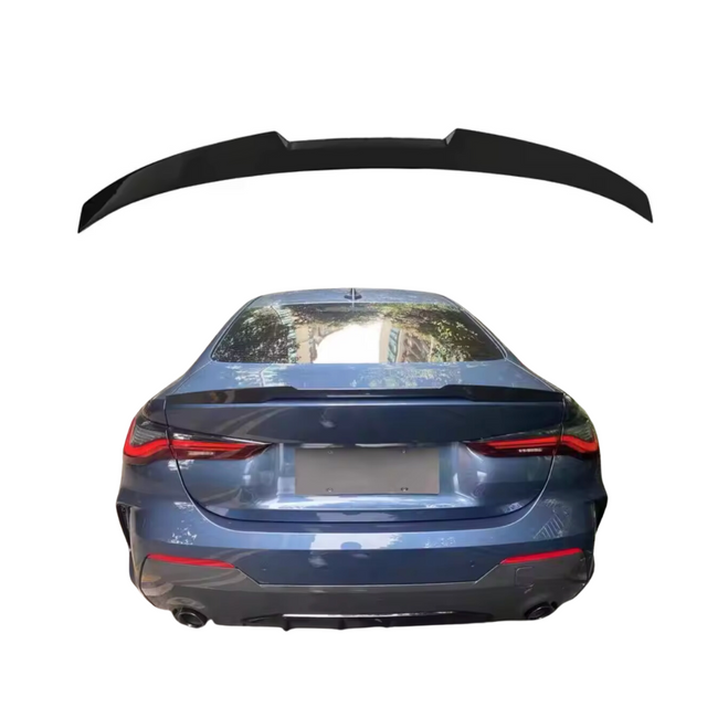 Spoiler compatibel met BMW 4 Serie G22 (2020+) Glans Zwart – afbeelding 1