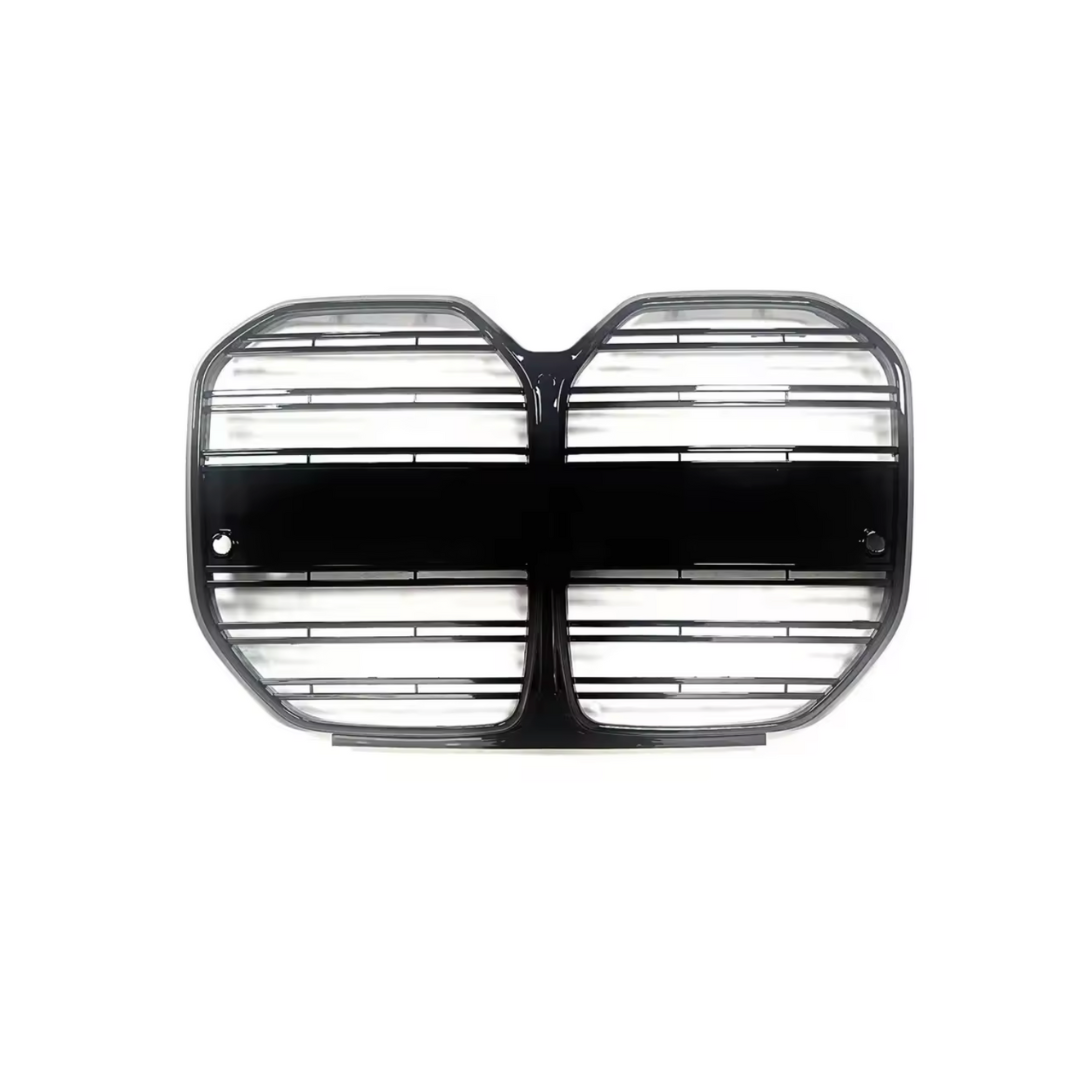 Grill compatibel met BMW 4 Serie G26 Gran Coupe (2020+) Glans Zwart – afbeelding 2