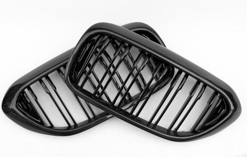 Grill compatibel met BMW 5 Serie G30&G31 (2017-2020) Glans Zwart, uitvoering A - afbeelding 3