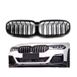 Grill compatibel met BMW 5 Serie G30&G31 LCI (2020+) Glans Zwart – afbeelding 1