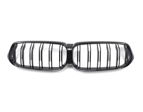 Grill compatibel met BMW 6 Serie G32 LCI Facelift (2020-2024) Glans Zwart - afbeelding 2