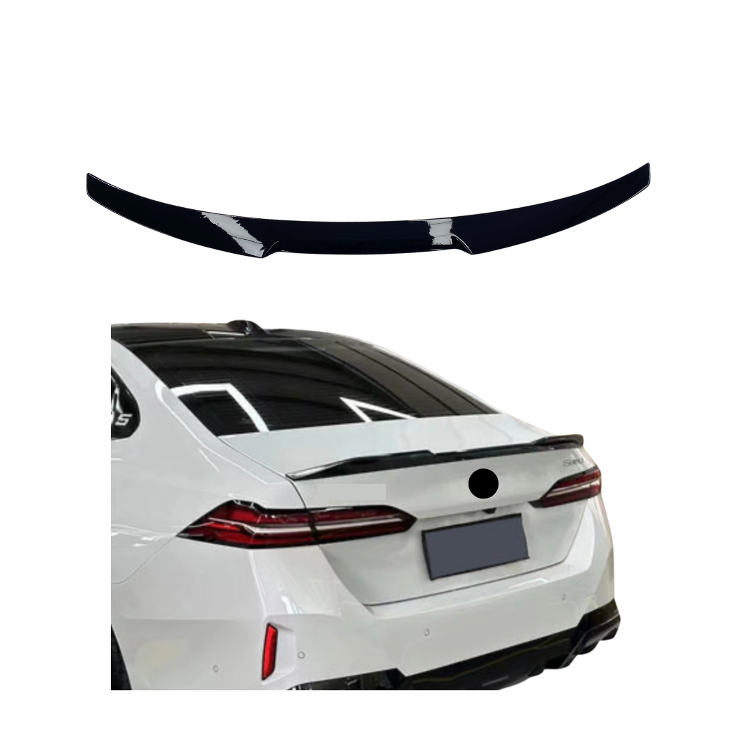 Spoiler compatibel met BMW 5 Serie G60 (2023+) Glans Zwart, uitvoering B - afbeelding 1