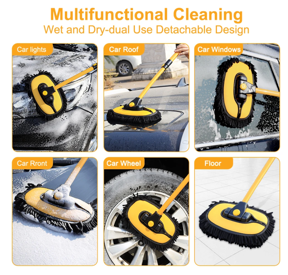 Hoes, Cover voor Autowasborstel, Wasborstel Anti-Kras microfiber materiaal - afbeelding 4