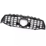 Grill compatibel met Mercedes CLA Klasse C118, X118 (2018+) Grill Glans Zwart – afbeelding 2